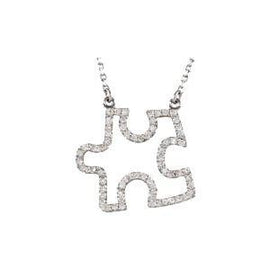 1/4 CTW Diamond Puzzle Piece 16.25
