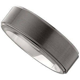 Ceramic Couture® 8 mm Ridged Band