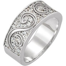 Load image into Gallery viewer, 1/2 CTW Diamond Etruscan Anniversary Band
