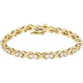2 3/8 CTW Diamond Line Bracelet