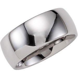 10 mm Domed Polished Band