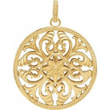 Load image into Gallery viewer, Filigree Circle 18&quot; Necklace
