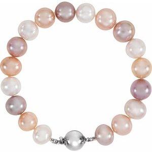 Multi-Color Freshwater Cultured Pearl 7 3/4
