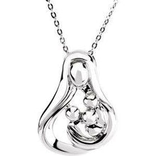 Load image into Gallery viewer, 1 Child Mother&#39;s Embrace 18&quot; Necklace
