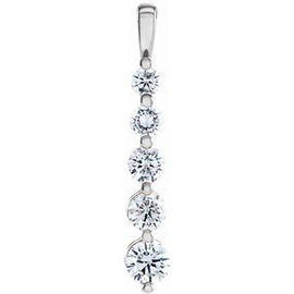 Journey 5-Stone Diamond Pendant