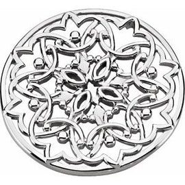 Circular Filigree Pendant