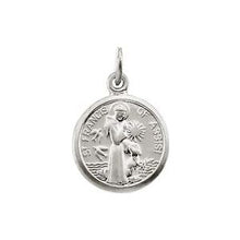 Load image into Gallery viewer, 10.15x12 mm St. Francis of Assisi Medal
