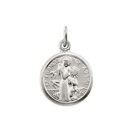 10.15x12 mm St. Francis of Assisi Medal