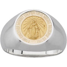 Load image into Gallery viewer, Round Miraculous Medal Ring
