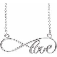 Load image into Gallery viewer, 27.5x8.4 mm Infinity-Inspired Love 17&quot; Necklace
