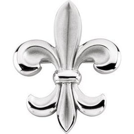 31.5x24 mm Fleur-de-lis Brooch