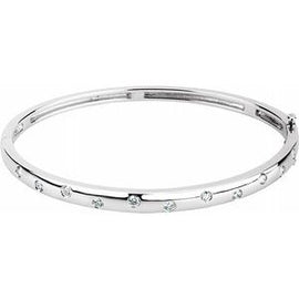 1/2 CTW Diamond Bangle Bracelet