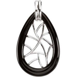 Freeform Onyx Pendant