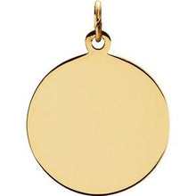 Load image into Gallery viewer, 18 mm Round St. Peregrine Medal
