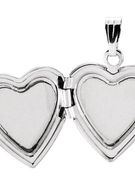 .01 CTW Diamond Heart Locket