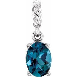 London Blue Topaz Pendant