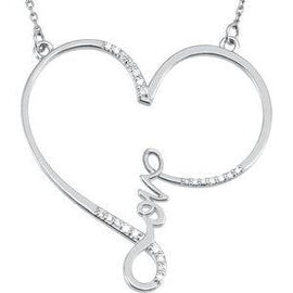 1/8 CTW Diamond Infinity-Inspired Love Heart 18