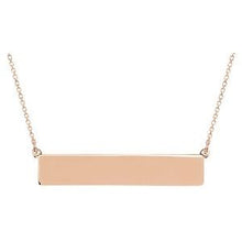 Load image into Gallery viewer, Bar 18&quot; Necklace
