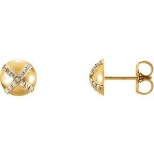 1/8 CTW Diamond Earrings