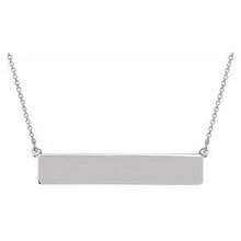 Load image into Gallery viewer, Bar 18&quot; Necklace
