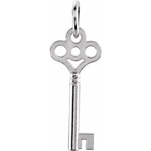 Key Charm with Jump Ring