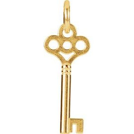 Key Charm with Jump Ring