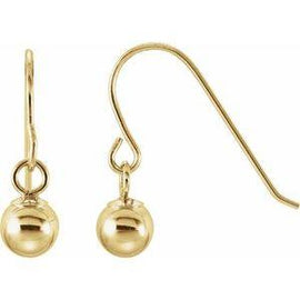 4 mm Ball Earrings