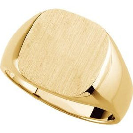 18x18 mm Square Signet Ring