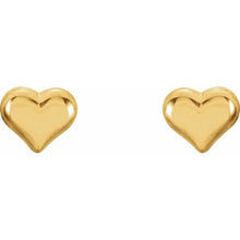 Load image into Gallery viewer, Puffed Heart Earrings
