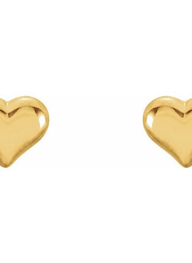 Puffed Heart Earrings