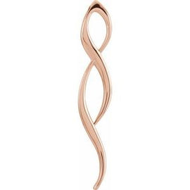 45.7x8.3 mm Freeform Pendant