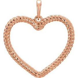 Rope Heart Pendant