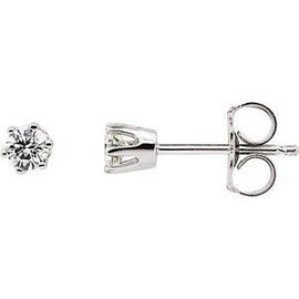 1/2 CTW Diamond 6-Prong Stud Earrings