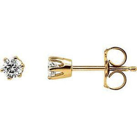 1/2 CTW Diamond 6-Prong Stud Earrings