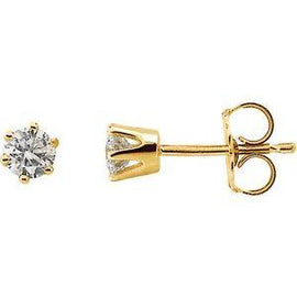 1/2 CTW Diamond 6-Prong Stud Earrings