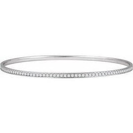 1 1/2 CTW Diamond Bangle Bracelet 7
