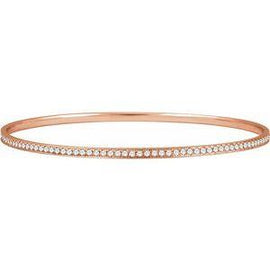1 1/2 CTW Diamond Bangle Bracelet 7