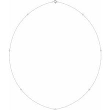 Load image into Gallery viewer, 14K Yellow 1/5 CTW Lab-Grown Diamond 3-Station 18&quot; Necklace
