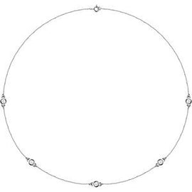 14K Yellow 1/5 CTW Lab-Grown Diamond 3-Station 18