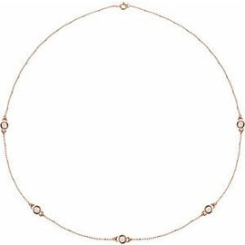 14K Yellow 1/5 CTW Lab-Grown Diamond 3-Station 18