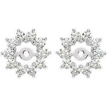 Load image into Gallery viewer, 5/8 CTW Diamond Earring Jackets with 3.7mm ID
