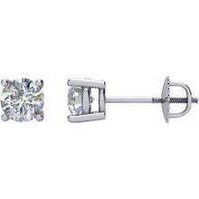 Load image into Gallery viewer, 1/2 CTW Diamond Stud Earrings
