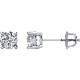 1/2 CTW Diamond Stud Earrings