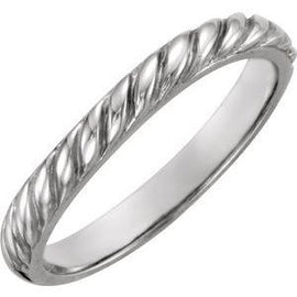 Twisted Rope Stackable Band