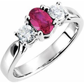 Ruby & Diamond Ring