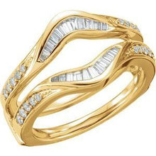 Load image into Gallery viewer, 1/2 CTW Diamond Ring Guard
