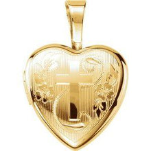 Load image into Gallery viewer, Cross Heart Locket
