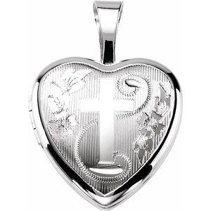 Cross Heart Locket