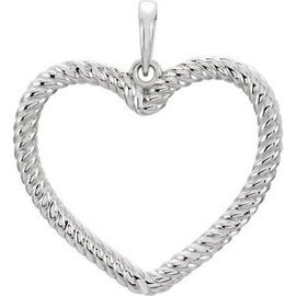 Rope Heart Pendant