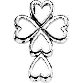 28.75x20 mm Heart Cross Pendant